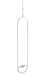 Höfats Spin 120 atmosphère lanterne suspendue 150 cm en acier inoxydable argent