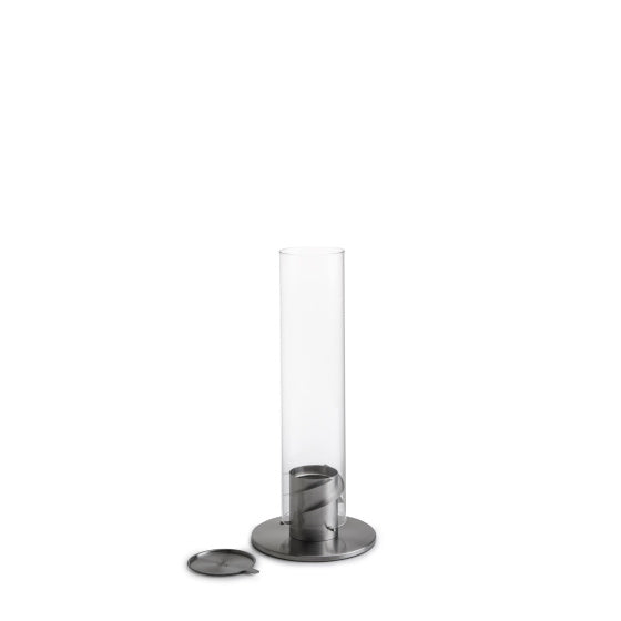 Höfats Spin 90 atmosphère lanterne en acier inoxydable 19x 40,5 cm argent