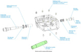 Douille Hope 8mm pour pédales plateforme f20