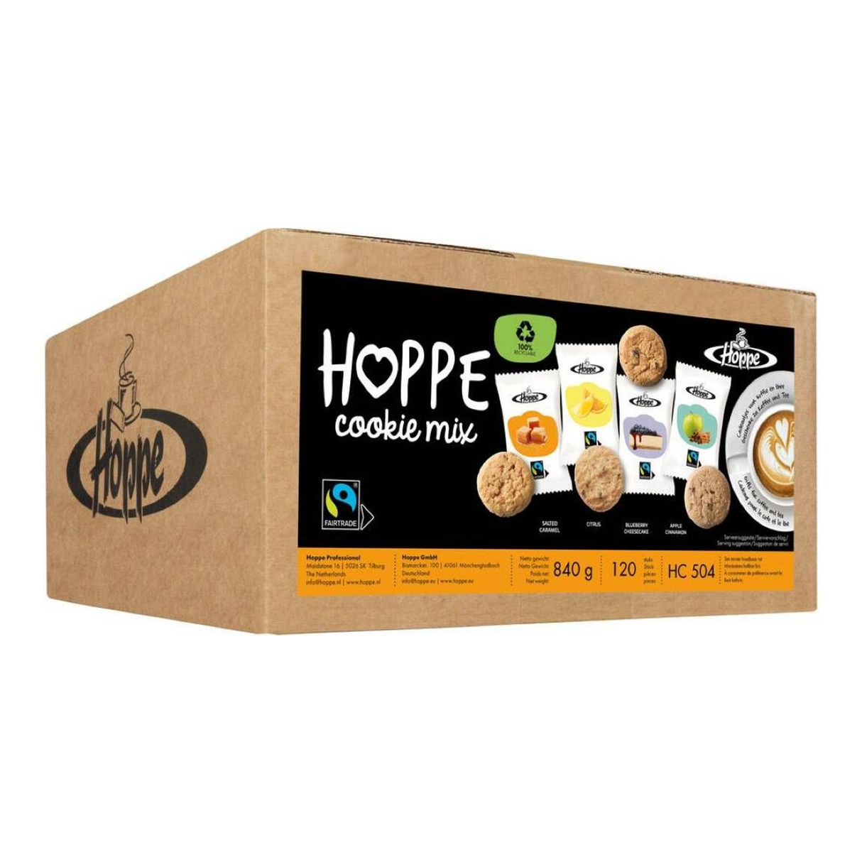 Hoppe Bakers fier mélange à biscuits équitable (120 pièces)