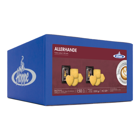 Biscuits au café Hoppe avec beurre de toutes sortes (150 pièces)