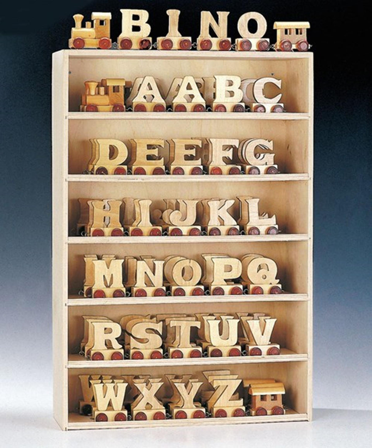 Train de lettres Tiamo au bout du wagon