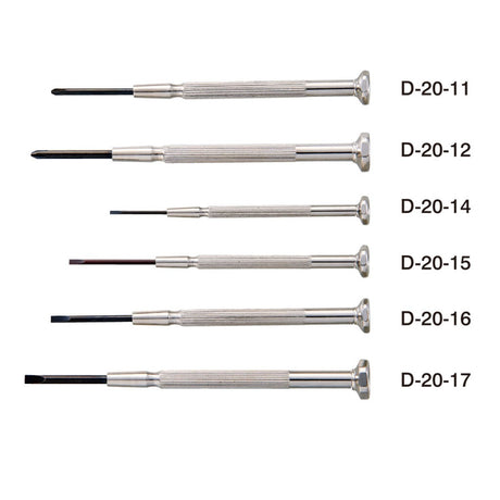 Hozan Précision Tournevis Set 6 pièces dans la pochette
