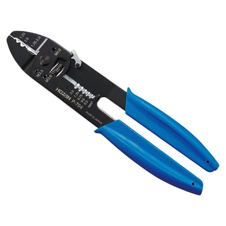 Hozan p-704 pince à sertir avec dénudeur de câble 1,25 2,0 mm²
