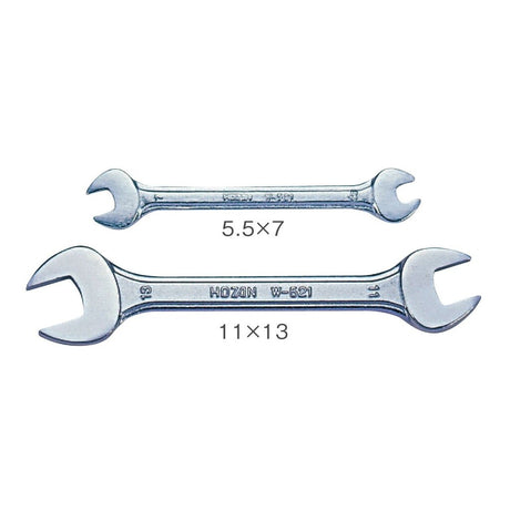 Jeu de clés à fourche Hozan w-521, 6 pièces