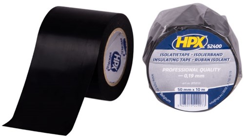 Hpx products ruban isolant 52400 noir 50mm x 10m