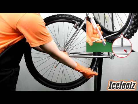 Outil d'alignement central du dérailleur Icetoolz Xpert, e355