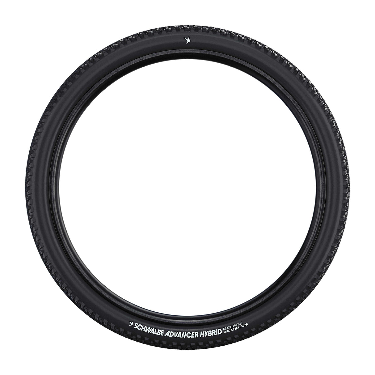 Schwalbe benelux b.v. Schwalbe bub. 60-584 27,5 x 2,35 pare-crevaison hybride advancer b b-sk+rt hs 636 vert - 11159551.01