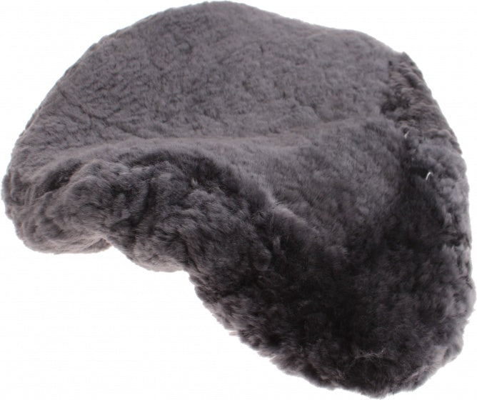 Hulzebos Saddle Cover Sheepskin Grey 28 cm