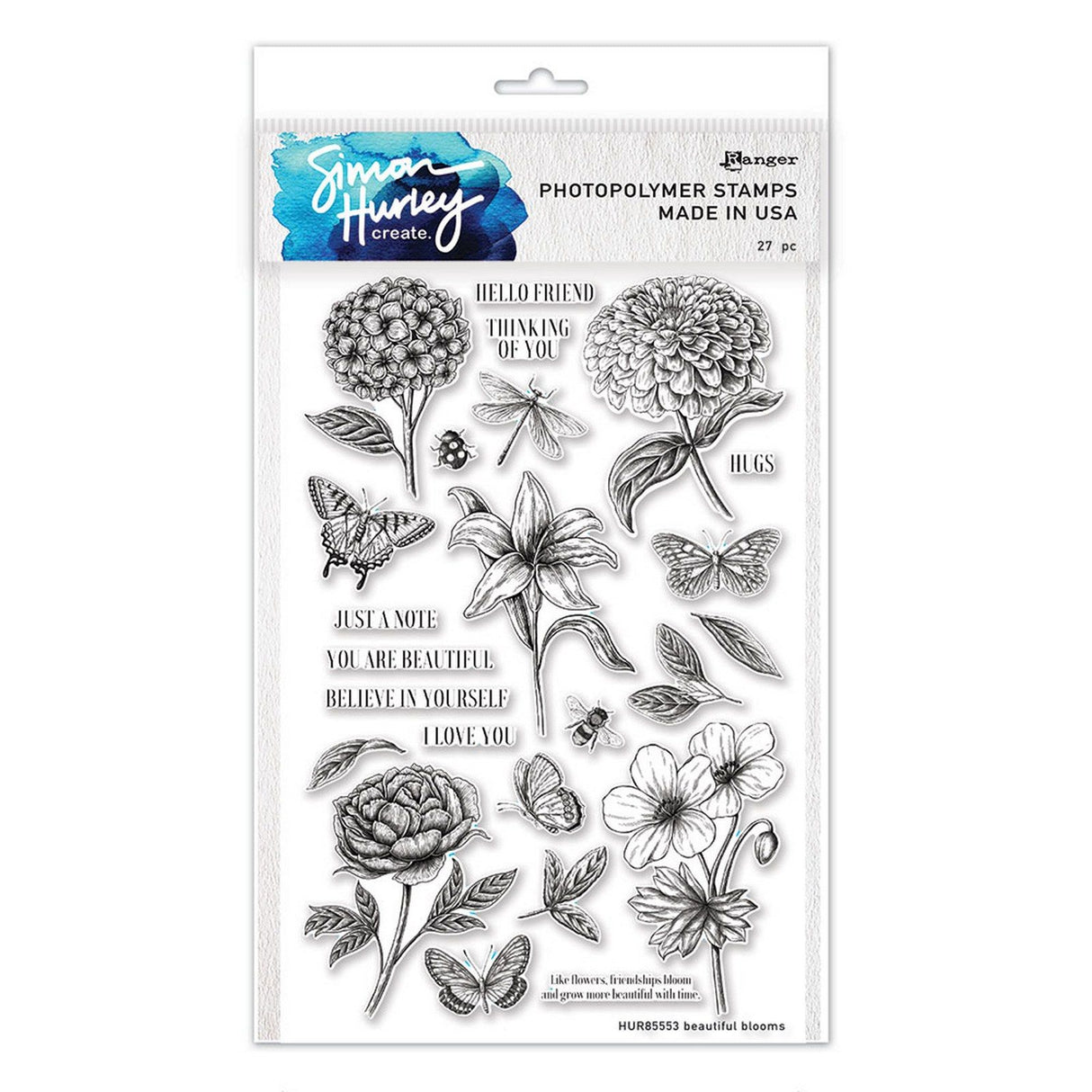 Ranger Ink Ranger • Simon Hurley crée des tampons photopolymères de belles fleurs