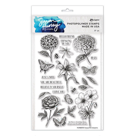 Ranger Ink Ranger • Simon Hurley crée des tampons photopolymères de belles fleurs
