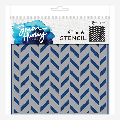 Ranger Ink Ranger • Simon Hurley crée un pochoir flip flop chevron