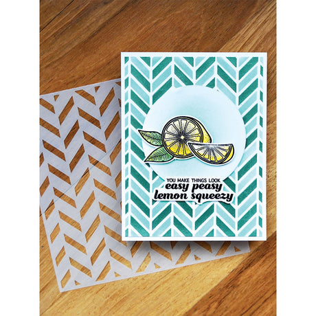 Ranger Ink Ranger • Simon Hurley crée un pochoir flip flop chevron