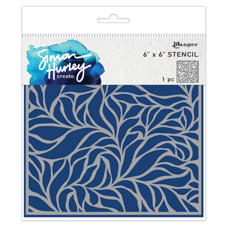 Ranger Ink Ranger • Simon Hurley crée. pochoirs feuilles luxuriantes
