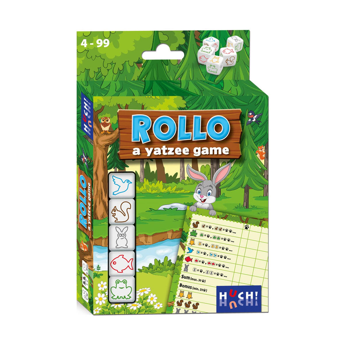 Asmodee rollo - animaux yatzee