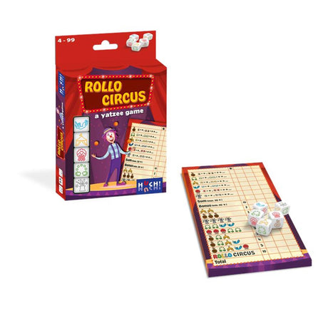 Rollo : un jeu de yatzee - cirque - jeu de dés (nl fr)