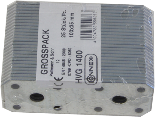 Plaque de connexion Connex 95x35x2,5 25 pcs vz - hvg1400