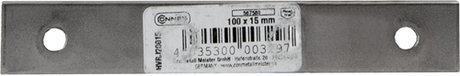 Connex verbindingsplaat 100x15 rvs - hvrj20015