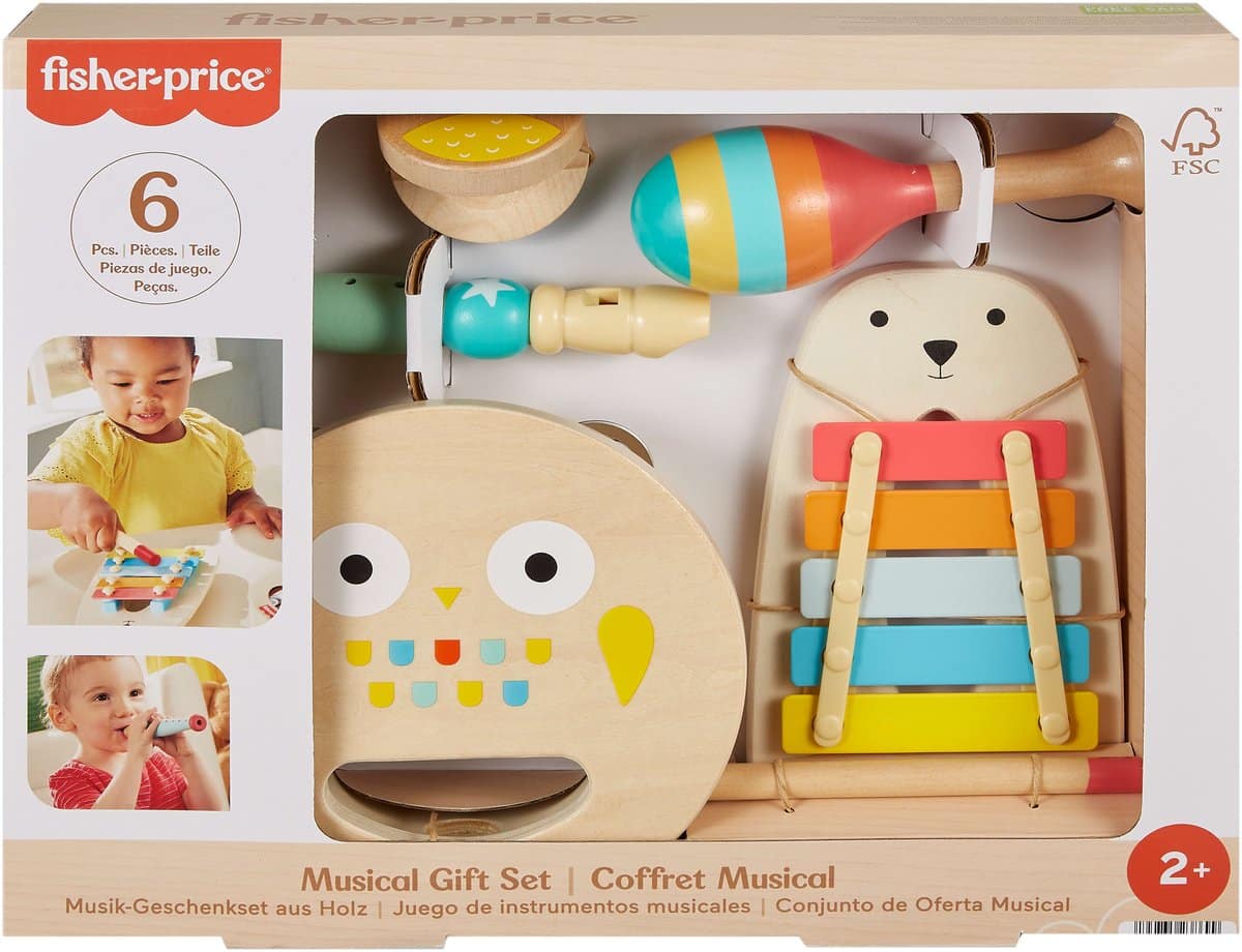 Mattel Fisher Price coffret cadeau musical en bois