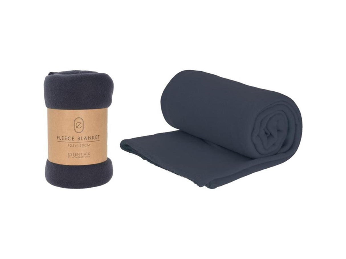 Couverture polaire 125x150cm anthracite 80gr m2