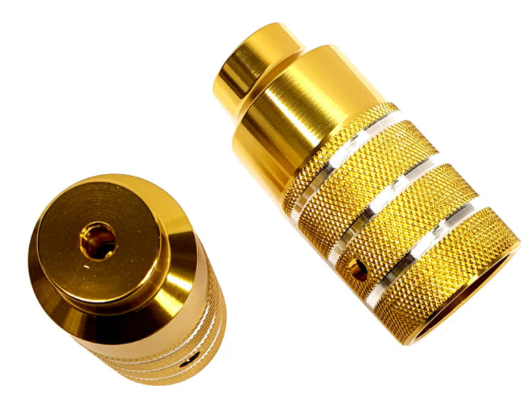 HZB Ash Extenders Pegs Freestyle 110 mm en or en acier 2 pièces