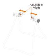 Support à vélo Ibera ib-st2, utilitaire facile