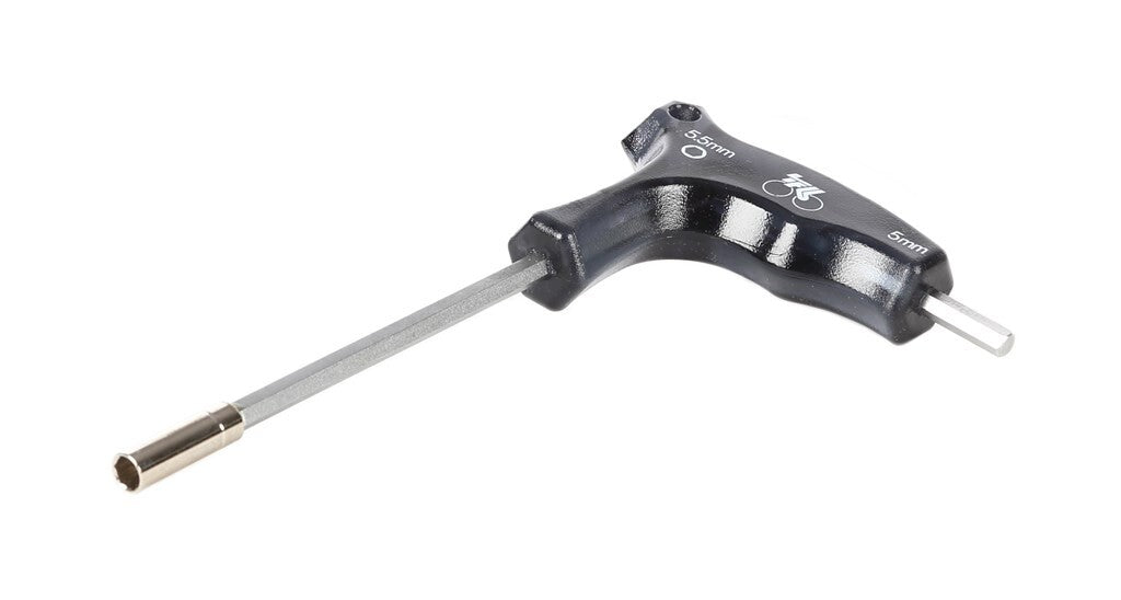 Clé à tétons Icetoolz 5,5 mm + clé hexagonale 5 mm, 12c1