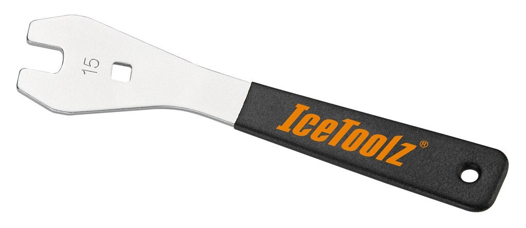 Clé à pédale Icetoolz 33f5 15 mm avec poignée