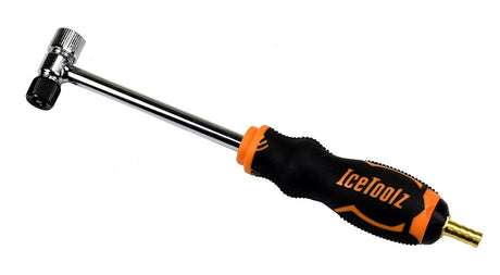 Poignée de compresseur de pompe Icetoolz + raccord de tuyau, a912