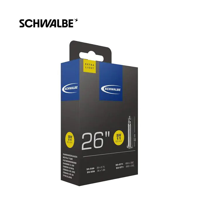 Tube intérieur de Schwalbe SV11 26 20 25-559 571 60 mm Valiel