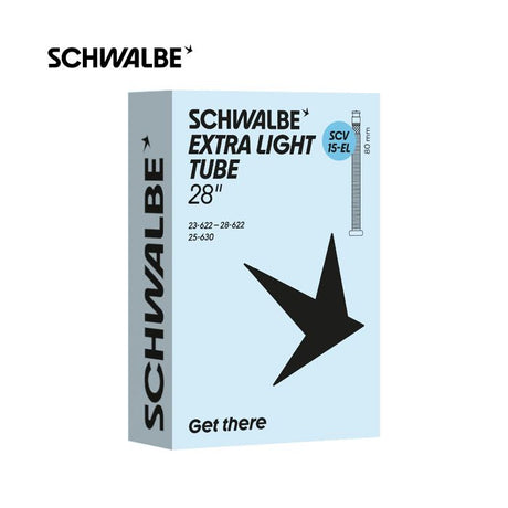 Schwalbe chambre à air scv15-el 23 28-622 630 80mm noir
