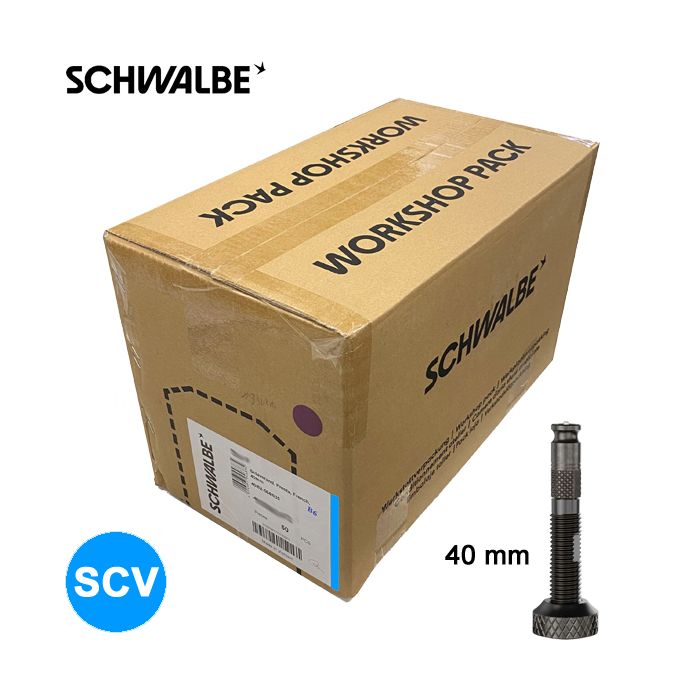 Chambre à air Schwalbe 40 62-584 635 scv19 valve clic 40mm conditionnement atelier 50 pièces