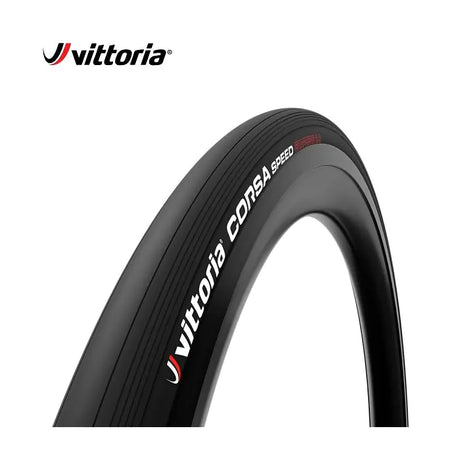 Vittoria 23-622 corsa speed tlr avec graphène g+ noir gris pli