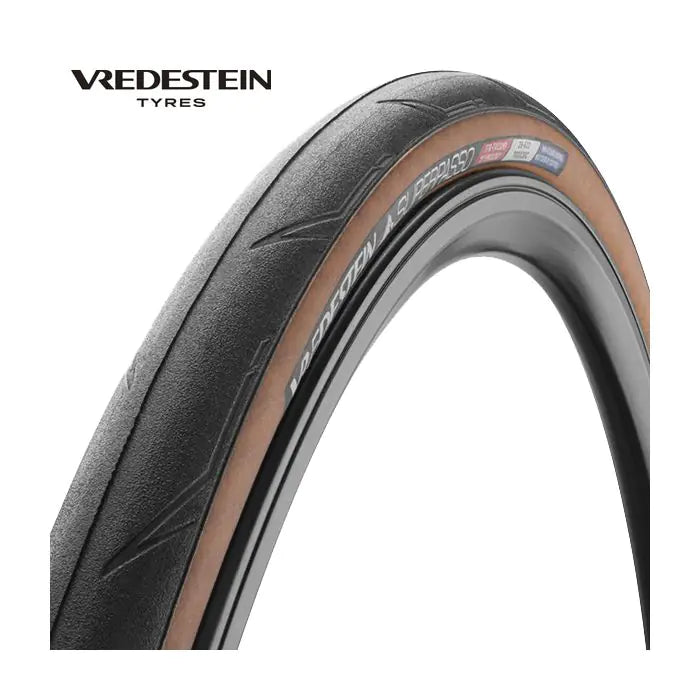 Vredestein Tire Superpasso 700 x 25c noir transparent