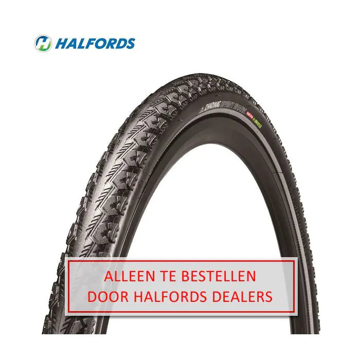 Halfords 28x1 5 8x1 3 8 filetage reflex noir standard