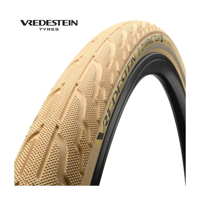 Vredestein Tire Dynamic Tour 28 x 1 5 8 x 1 3 8 crème reflète