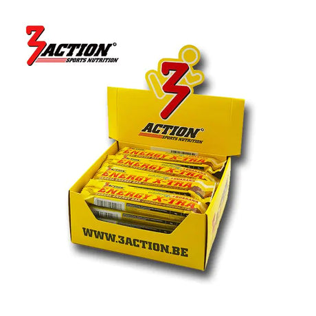 Barre énergétique 3action avoine banane 45 grammes - boîte présentoir 20 pièces - 1202030016