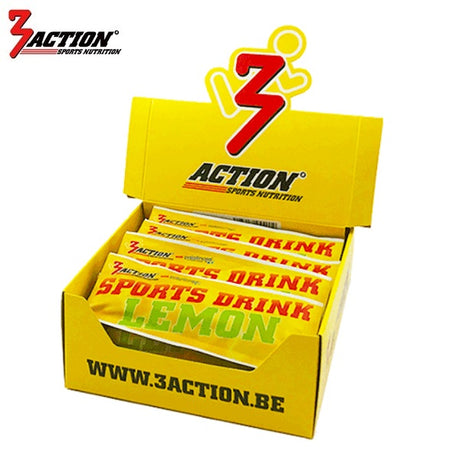 3action sport drink citron sachets 30 grammes - boîte présentoir 25 pièces - 1202000001