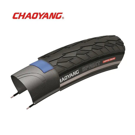 Chaoyang 28x1 1 2 (40-635) fil reflex noir sprint avec anti-crevaison kevlar-floc 1,5 mm eba0206001w