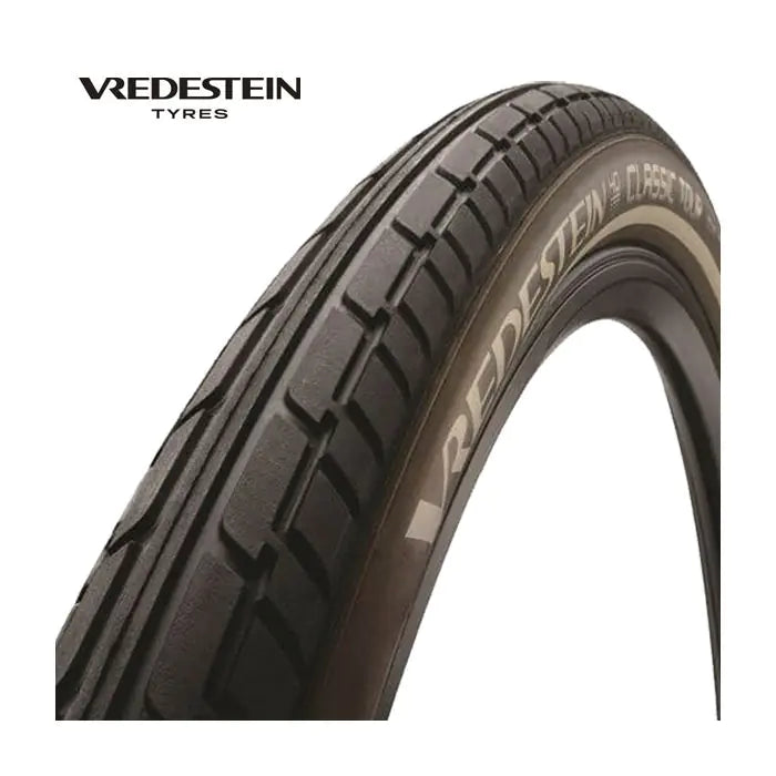 Vredestein Tire Classic Tour 28 x 1,50 reflète brun noir