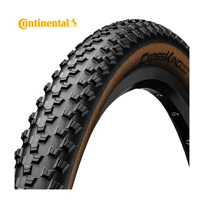 Continental 27,5x2,20 (55-584) race king racing sport bernstein noir-marron pliable 0101691