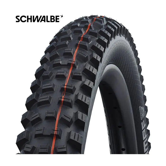 Bande de pliage schwalbe hans dampf super gravité 27,5 x 2,35 60-584 mm - noir