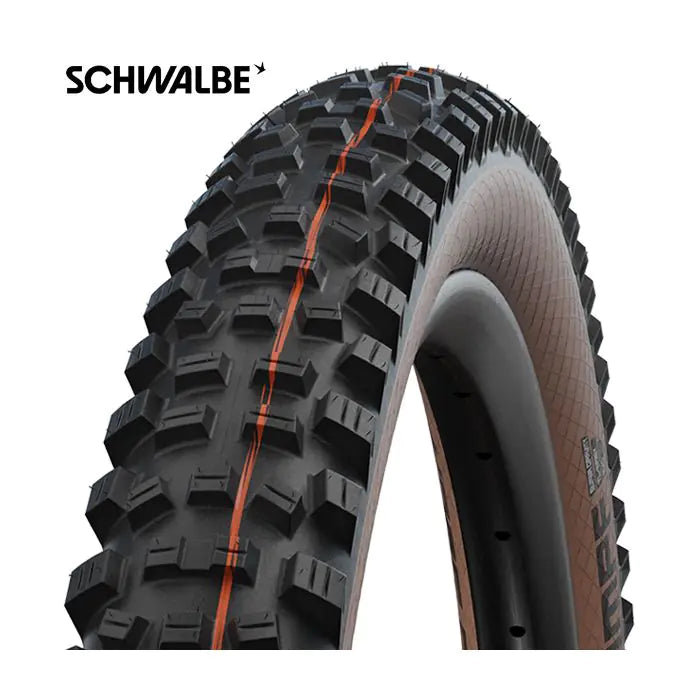 Bande de pliage Schwalbe Hans Dampf Super Trail 29 x 2,35 60-622 mm - parois latérales en bronze