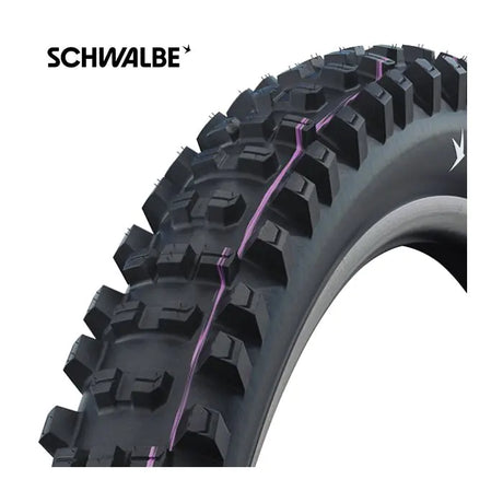 Schwalbe shredda arrière gravité pro - tlr - addix ultra soft - radial - 29x2.50 - noir