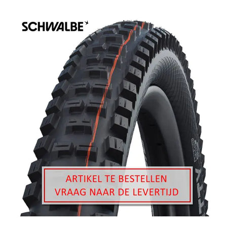 Bande pliante Schwalbe Big Betty Super Trail 29 x 2,60 65-622 mm - noir