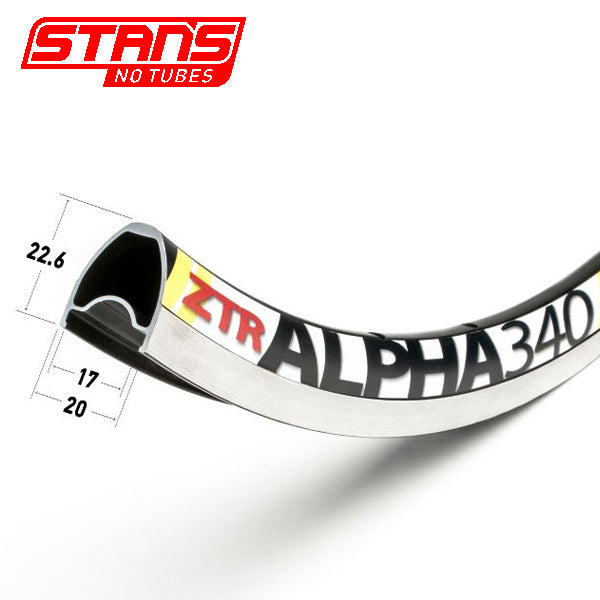 Jante Stans notubes alpha 340 24h neuve snt