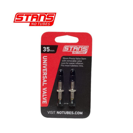 Stans notubes lot de 2 valves tubeless universelles 35 mm as0018