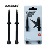 Jeu de valves Schwalbe tubeless 80mm