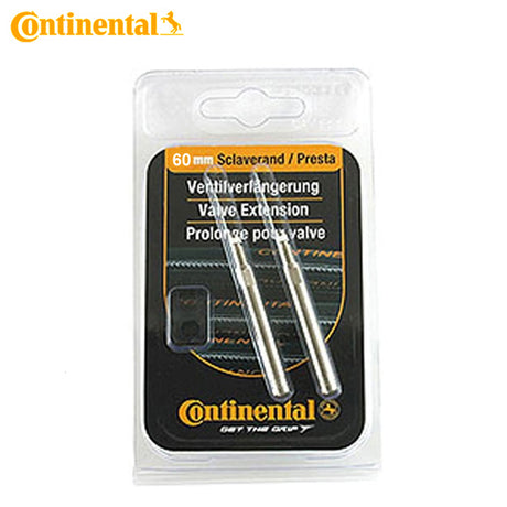 Rallonges de valve Continental 60 mm aluminium (2 pièces) 0140034