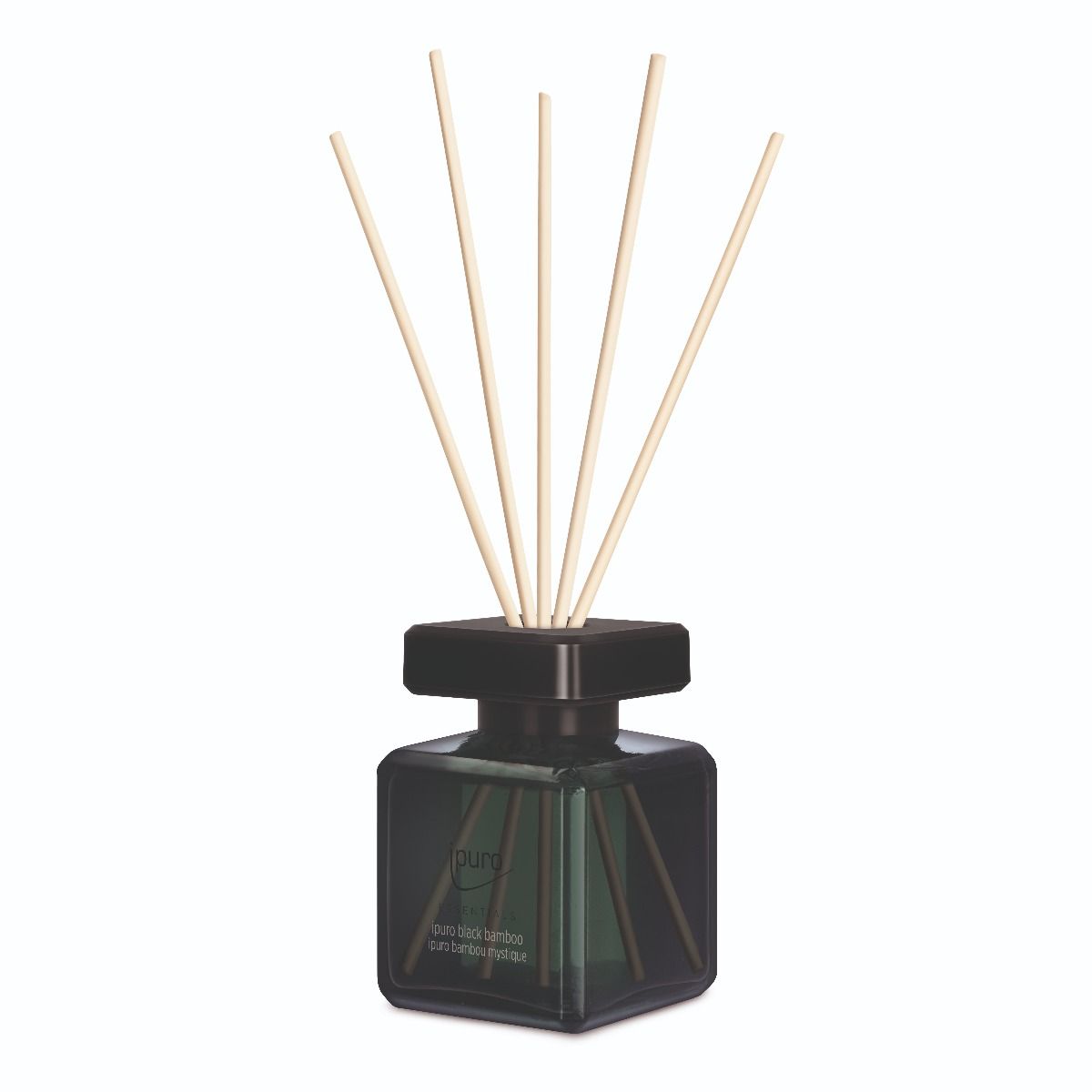 Ipuro 6 pièces diffuseur de parfum bambou noir 100 ml